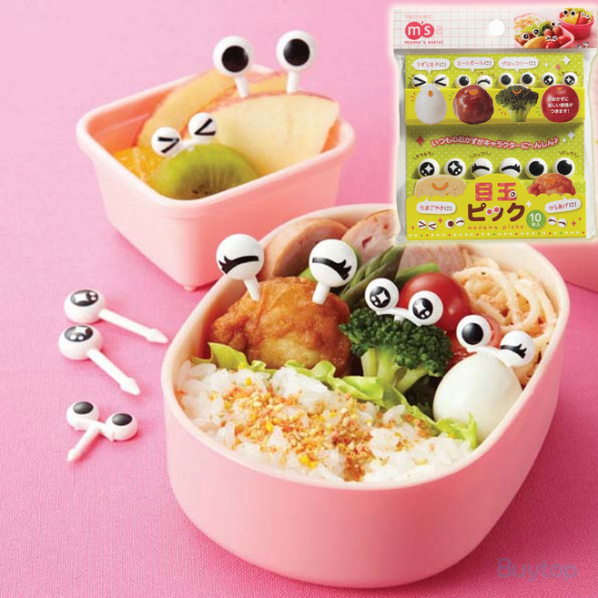 토루네 도시락꾸미기 데코 도시락픽, 04.눈모양(10p), 10개