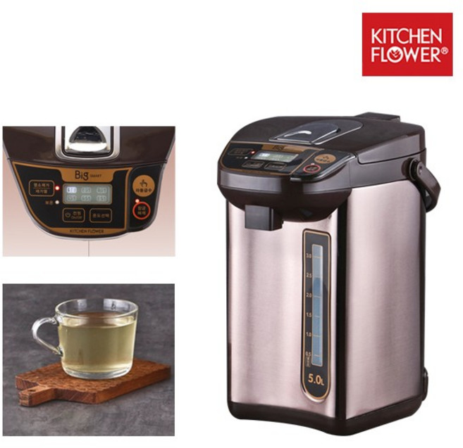 옆집샵 전기 보온 포트 5리터 언제나 따뜻한 물을 제공하는 대용량 스마트포트, 상세페이지 참조