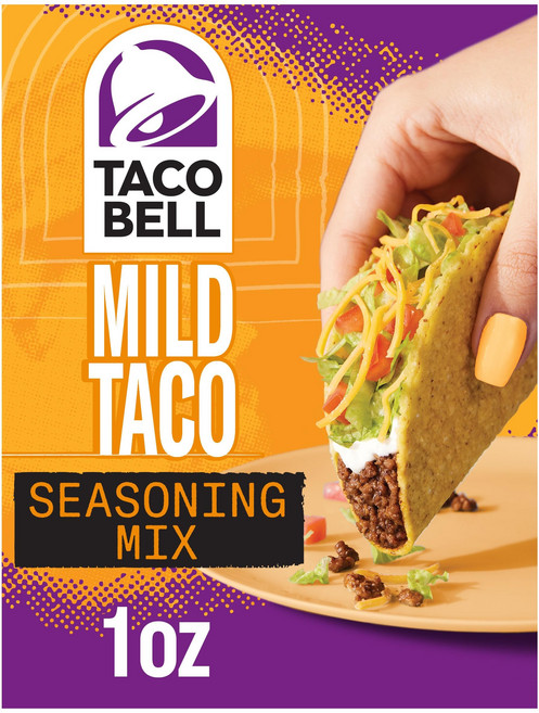타코벨 시즈닝 믹스 Taco Bell Mild Taco Seasoning Mix (1 oz Packet)