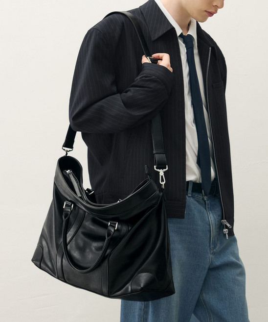 [국내백화점 매장정품] 드로우핏 DRAW FIT 밴스 레더 크로스 토트백 [BLACK] DFBG5302BK 103842
