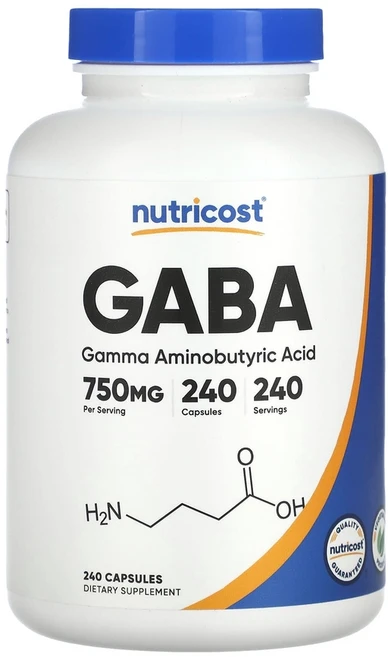 뉴트리코스트 GABA 750 mg 240 캡슐 1개 - 쿠팡