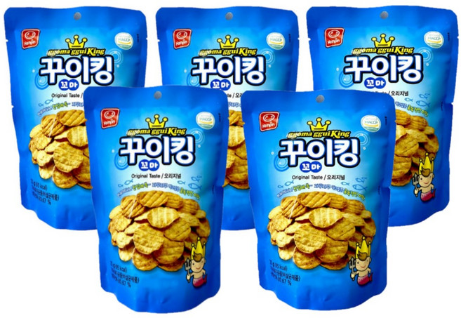 한진식품 꼬마꾸이킹 오리지날, 25g, 5개