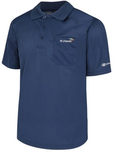 정비복 현대 여름티셔츠 여름 작업복 상의 현대작업복 반팔티셔츠