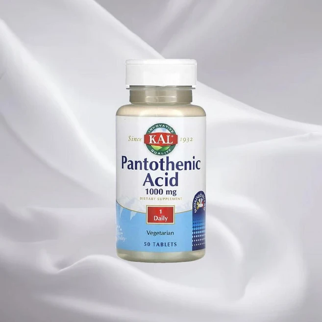 KAL 판토텐산 1000mg 50정, 1개 - 쿠팡