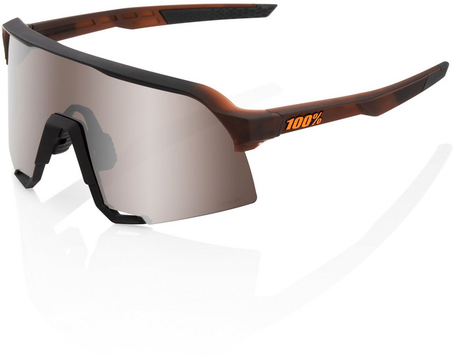 100% 백퍼센트 S3 자전거 스포츠 라이딩 러닝 미러 변색 선글라스 고글, (10) 브라운-실버 미러