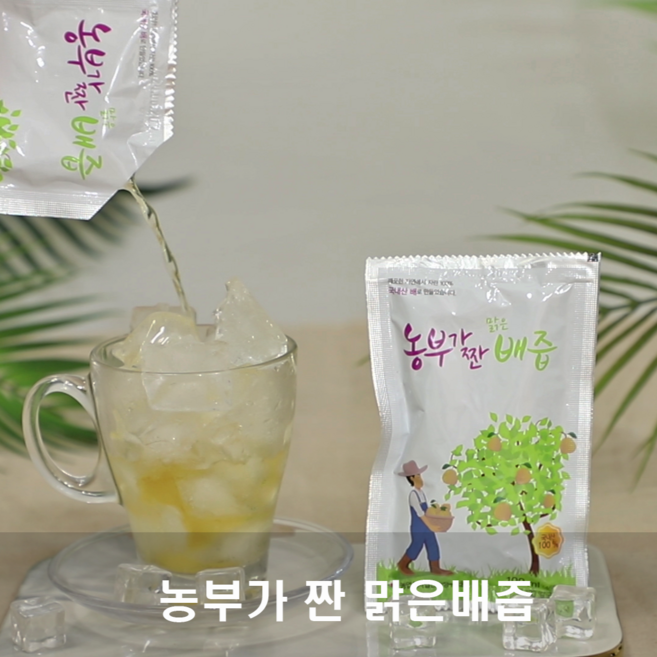 100% NFC 과채주스 나주배 농부가 짠 맑은배즙 / 착한 사회적기업 (주)장수식품, 120ml, 50포 1박스