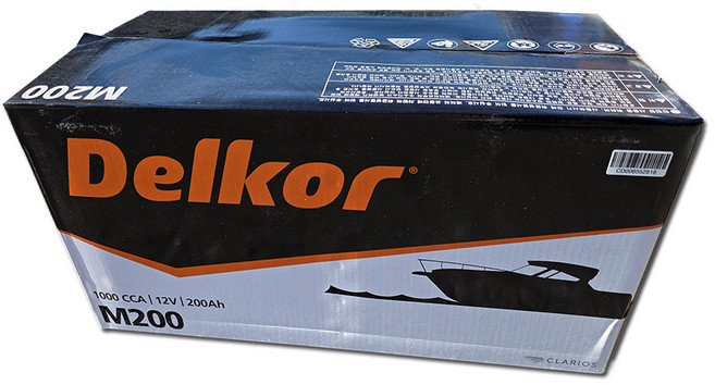 선박용 배터리 보트 어선 마린용 밧데리 연축전지 델코 M200, 1개