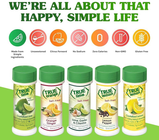 트루시트러스 트루 오렌지 오렌지 생강 시즈닝 70g(2.5온스) - 18팩, 트루 오렌지 생강 시즈닝 70g(2.5온스) 18팩 2, 70g