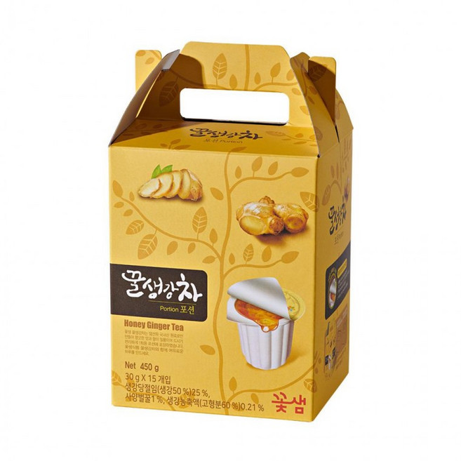 꽃샘 생강차포션15개입x2개, 30g, 15개입, 2개