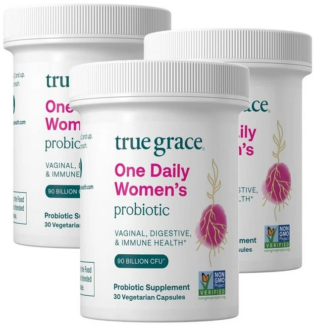 트루그레이스 원 데일리 우먼 프로바이오틱스 True Grace One Daily Women Probiotic, 3개, 30정 - 쿠팡