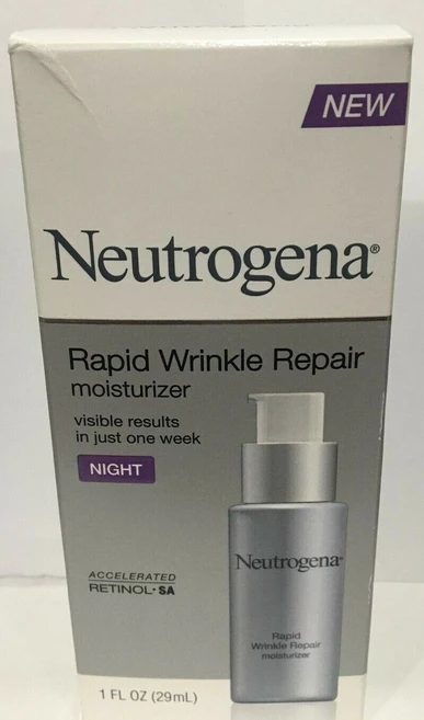 안티에이징 수분 보습 크림 뉴트로지나 rapid 주름 리페어 수분크림 나이트 retinol, 1개, 29ml - 쿠팡