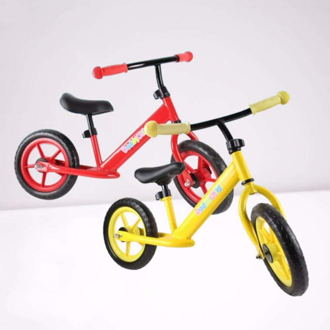 이코리브 아동용 어린이 유아 페달없는 밸런스자전거 밸런스 바이크 자전거, 옐로우, 1개