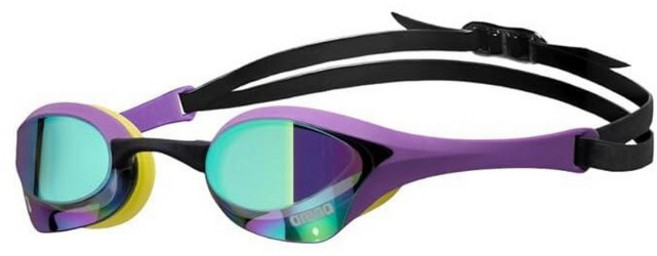 아레나 코브라 울트라 스와이프 레이싱 논미러 수경 190507, Emerald/Plum/Cyber Lime, Swipe Anti-fog Mirrored, 1개