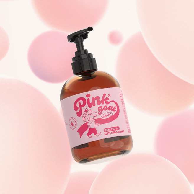 핑크고트 극손상 헤어 트리트먼트 헤어팩, 1개, 300ml