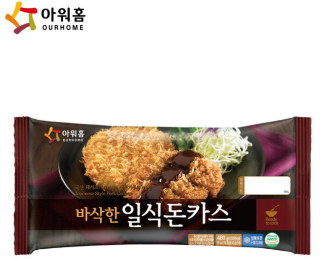 아워홈 바삭한 일식 돈카스, 6개, 480g