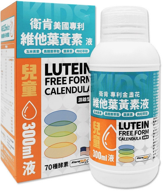 衛肯 兒童專利葉黃素液 美國專利 300ml, 1個, 【兒童】維他葉黃素(液)-300ml