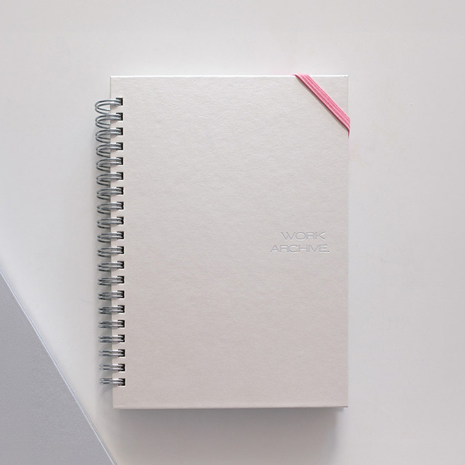 [워크페이퍼] 매출 매입 장부 B6 스프링, 1개, 진주