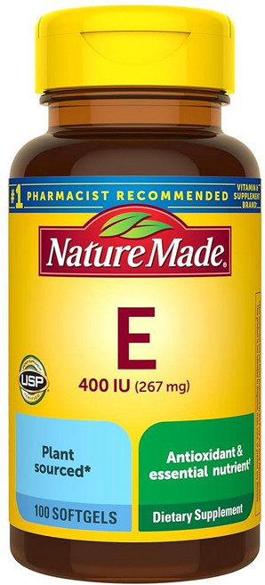 네이처메이드 비타민 E 400 IU 소프트젤 100정, 1