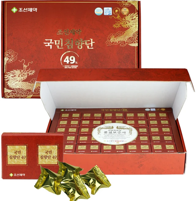 조선제약 국내 최초 침향 49% 국민침향단 49, 400g, 1개 - 쿠팡