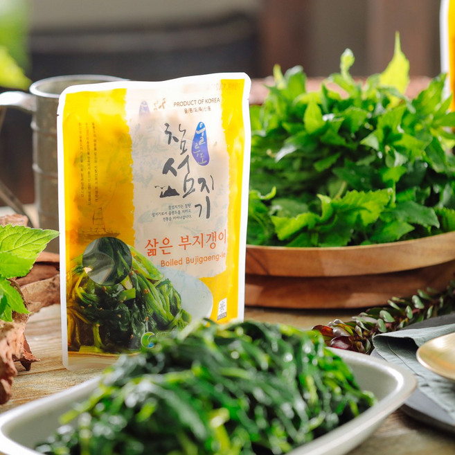 울릉도참섬지기 삶은 부지갱이 부지깽이 건나물 나물, 1개, 500g