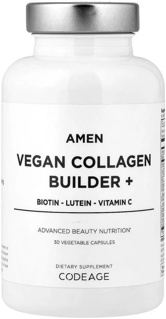 코드에이지 Amen Vegan Collagen Builder+ 베지 캡슐 30정, 1개 - 쿠팡