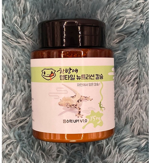 <벅스브라더스>한방애 렙타일 칼슘제 귀뚜라미 밀웜 더스팅 게코 도마뱀 모든 파충류 보조사료, 1개, 50g