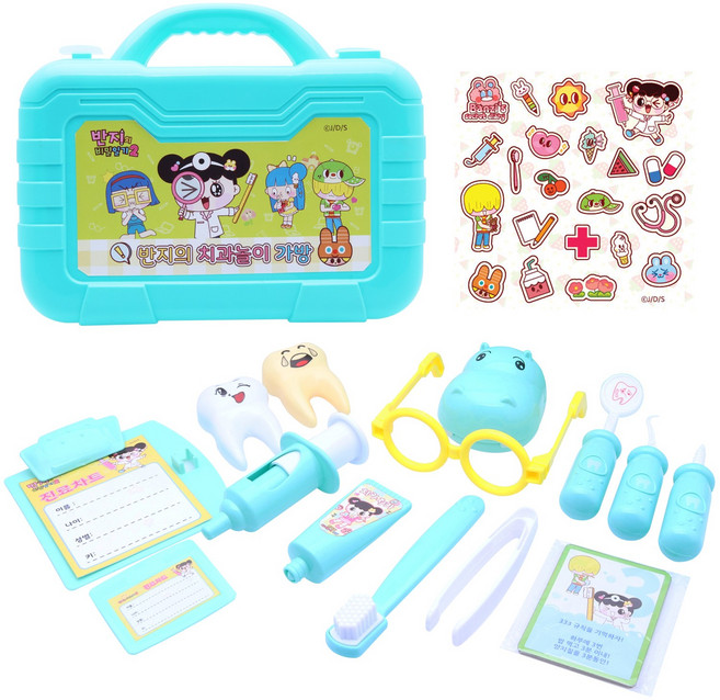 치카치카 치과놀이 다양한 의료기구가 들어있어요, 1개