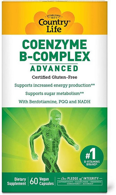 컨트리라이프 코엔자임 비타민 B콤플렉스 Coenzyme BComplex 캡슐 60정, 1개