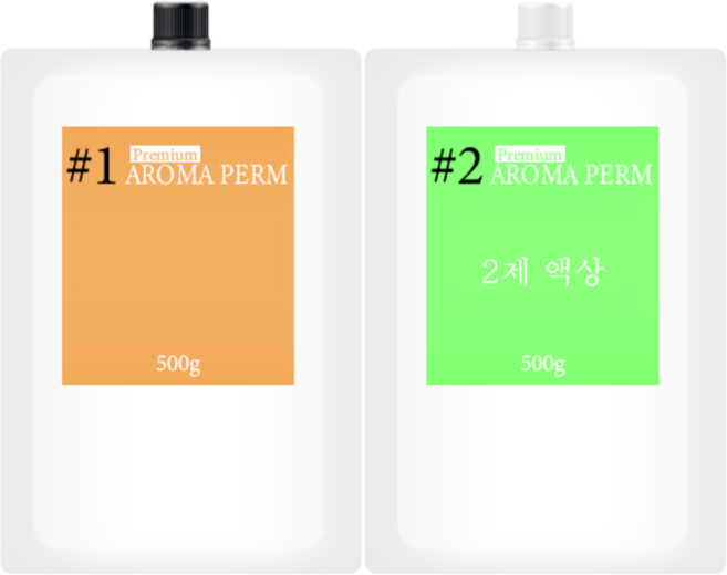아로마펌 셀프 파마약 대용량 1제 500g + 2제 500g 미용실전용 앞머리 파마약, 펌제 1개