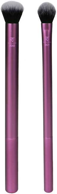 리얼테크닉 아이 쉐이드 + 블렌드 브러쉬 2종 세트, Purple, 1개 - 쿠팡