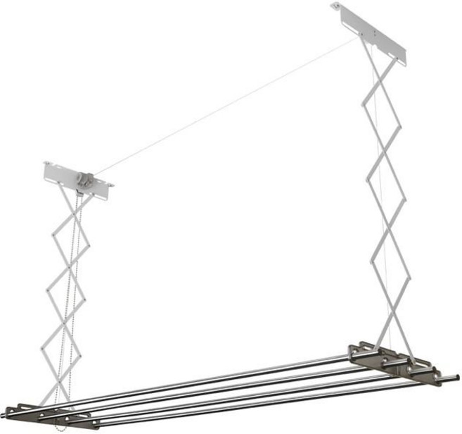 웰렉스 반자동 아파트 발코니 베란다 천장 빨래 건조대+전국설치가능, 직선봉반자동CH4180