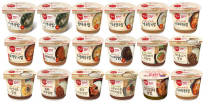 CJ 햇반컵반 18종 컵밥세트, 3박스