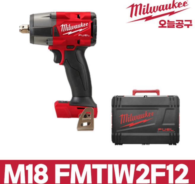 [KC인증]밀워키 18V FUEL 미드토크 렌치2 152mm 베어툴 M18 FMTIW2F12-502X, 1개