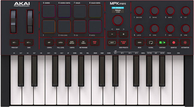 AKAI MPK Mini MK4 블랙 / 아카이 미니 키보드 컨트롤러