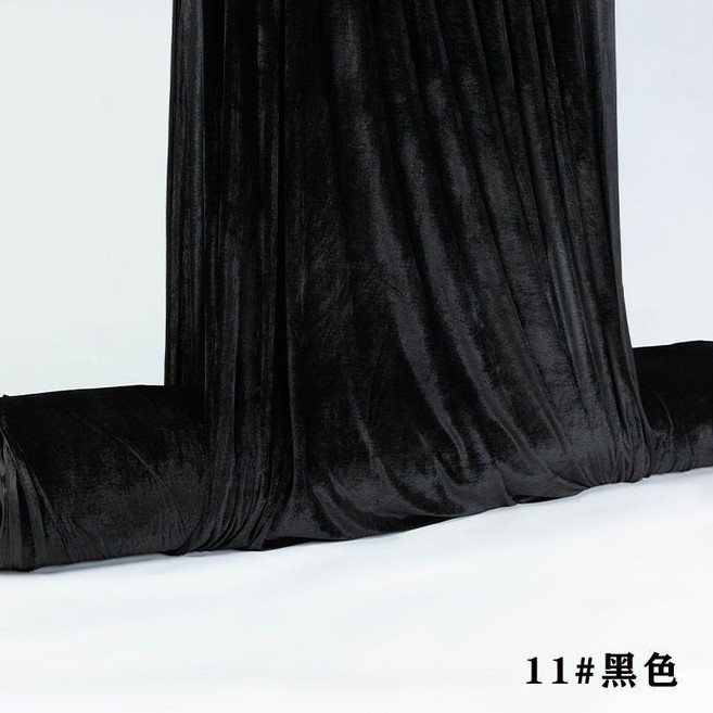 婚慶金絲絨布料 1.6米寬66米長 【多拍連起來整條發】, 黑色加厚金絲絨布料【廠家直銷整卷更優惠】,1.6米寬66米長【多拍連起來整條發】