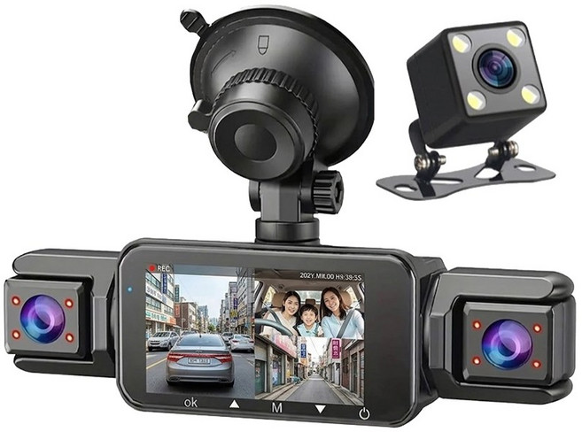 컨퀘스트 4채널 블랙박스, 64GB