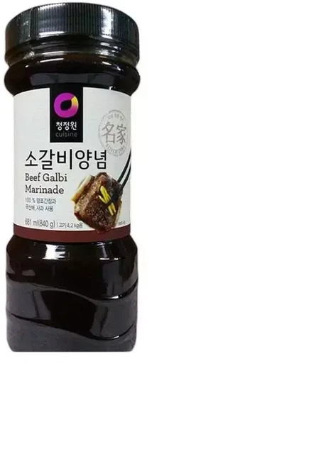 식자재 식재료 도매 소갈비양념 대상 840g x12개 갈비양념 소갈비양념 액상소스 식당납품, 1세트