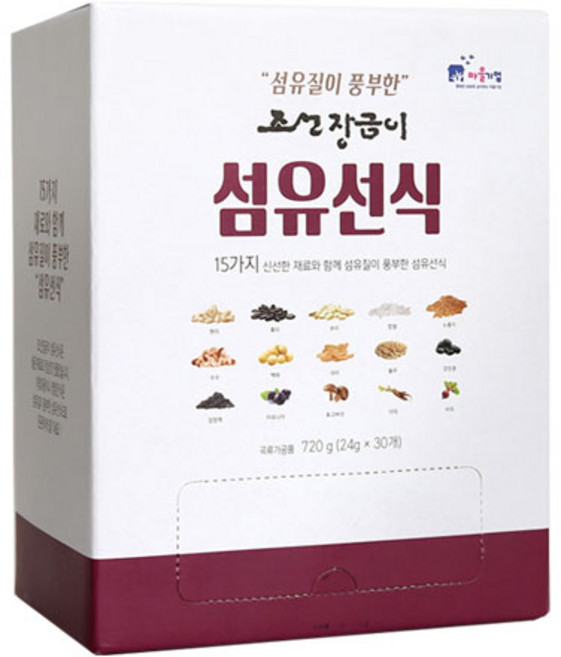 조선장금이 섬유선식 스틱형, 24g, 30개