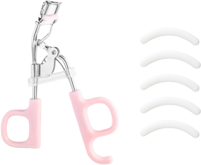 로멀리 아이래쉬 컬러 속눈썹 뷰러, 1개, 핑크