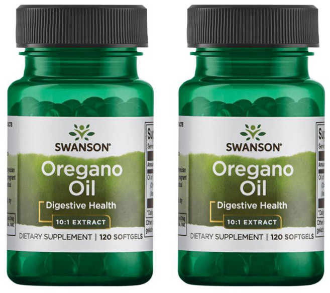 Swanson 斯旺森 牛至油軟膠囊, 120顆, 2罐