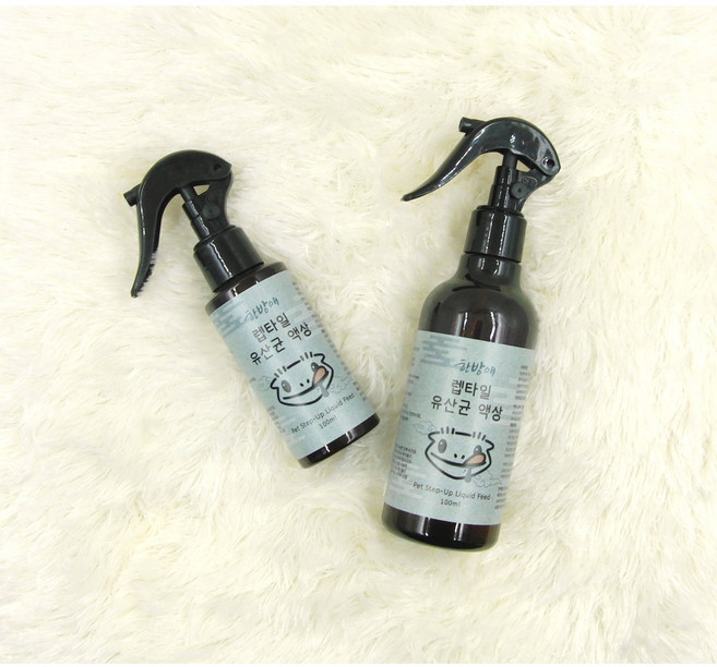 <벅스브라더스>한방애 파충류용 락토유산균 액상 크레스티드게코 도마뱀 장건강 사료 귀뚜라미 냄새제거, 250g, 1개