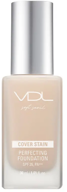브이디엘 커버스테인 퍼펙팅 비건 리퀴드 파운데이션 VDL 30ml, 1개, A01