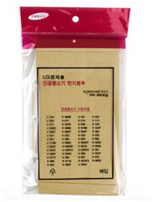 호환 VPF-300 사용 청소기 먼지봉투L (5EA/5매), 호환 VPF-300 사용 청소기 먼지봉투L (5EA/5