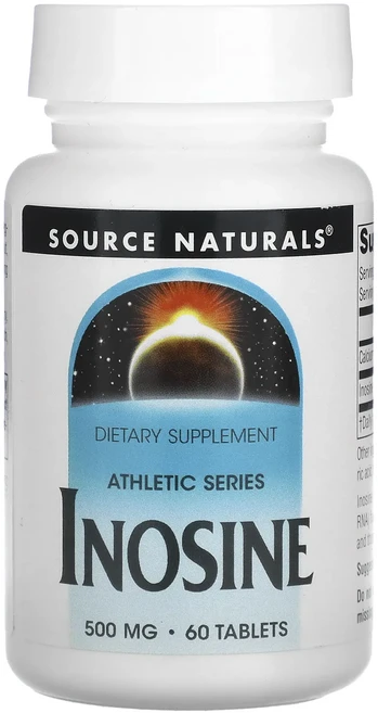 Source Naturals Athletic Series 이노신 500mg 60정, Source Naturals Athletic Se... - 쿠팡