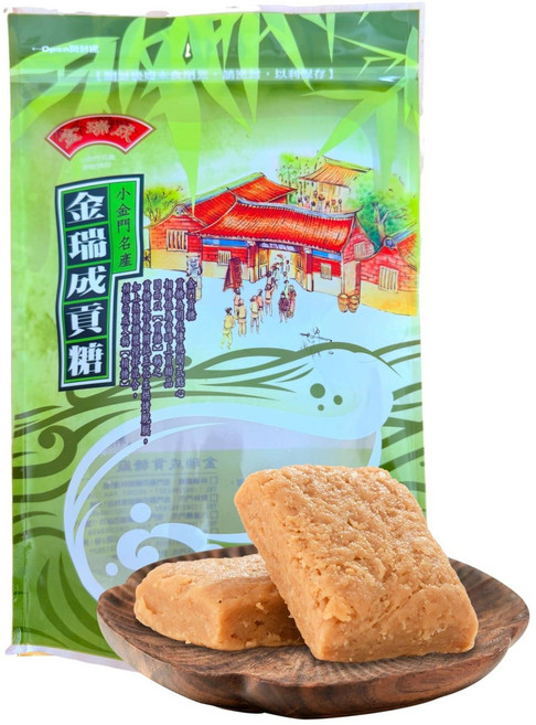 金瑞成 千層貢糖 量販包 500g 全素, 1個