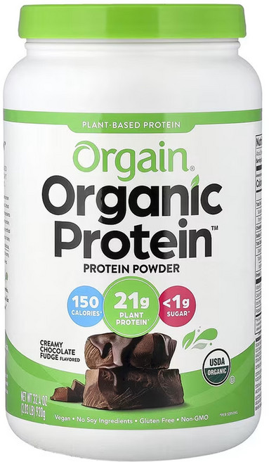 올게인 오가닉 프로틴 파우더 식물성 단백질 크리미 초콜릿 퍼지 920g, 1개, 1개