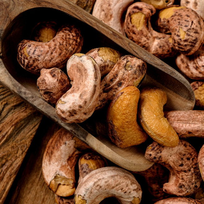 킹스 구운 껍질 캐슈넛 볶음 가염 견과류, 1개, 10kg