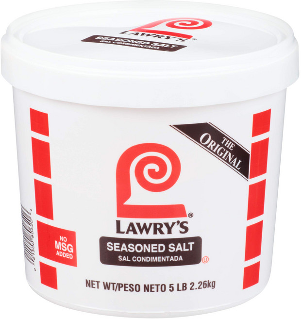 Lawry's 시즈닝 소금 5파운드 (2개) Lawry's Seasoned Salt 5 lbs. (2 Count), 5 lbs. (2 Count), Seasoned Sa, 1개, 2.26kg