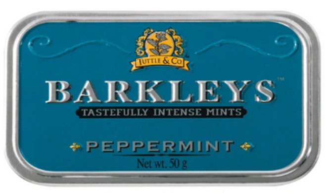 바클리즈 클래식 민트 틴 캔디 페퍼민트, 50g, 6개