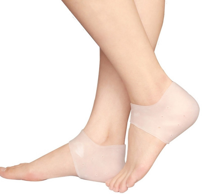 足弓拖鞋 緩震支撐 居家戶外兩穿, 透氣硅膠腳套均碼,44-45